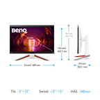 BenQ MOBIUZ EX2710U 27″ 4K Gaming Monitor – 144 Hz, HDMI 2.1