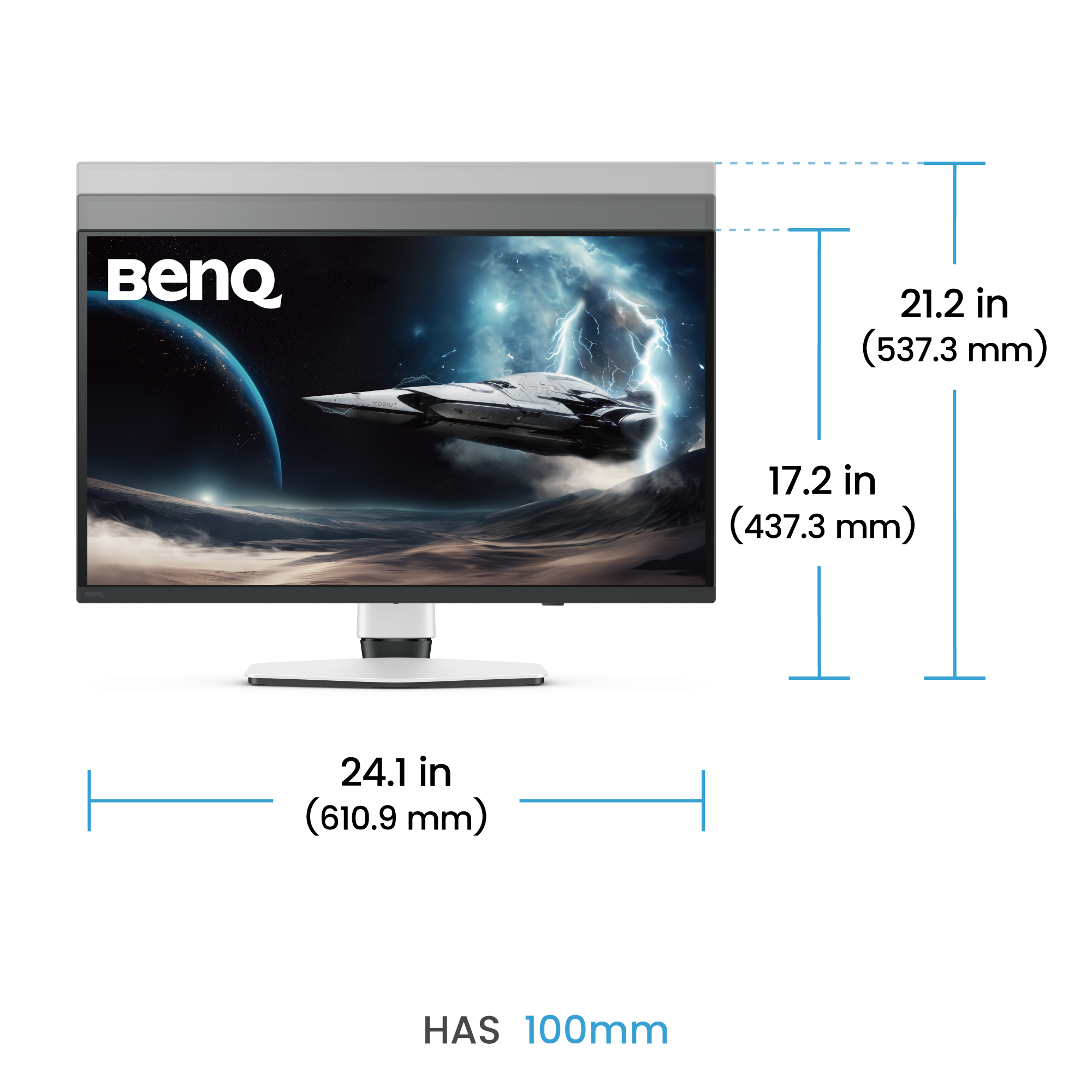 BenQ EX271UZ QD-OLED 3840 x 2160 16:9