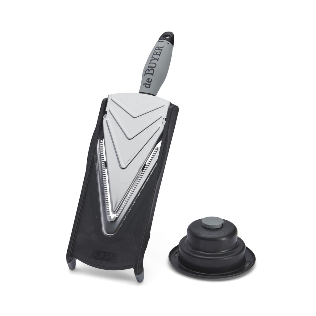 De Buyer Kobra Axis Gemüseschneider – Edelstahl/Kunststoff, Silber/Schwarz