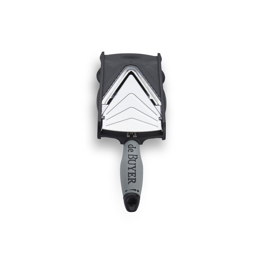 De Buyer Kobra Axis Gemüseschneider – Edelstahl/Kunststoff, Silber/Schwarz
