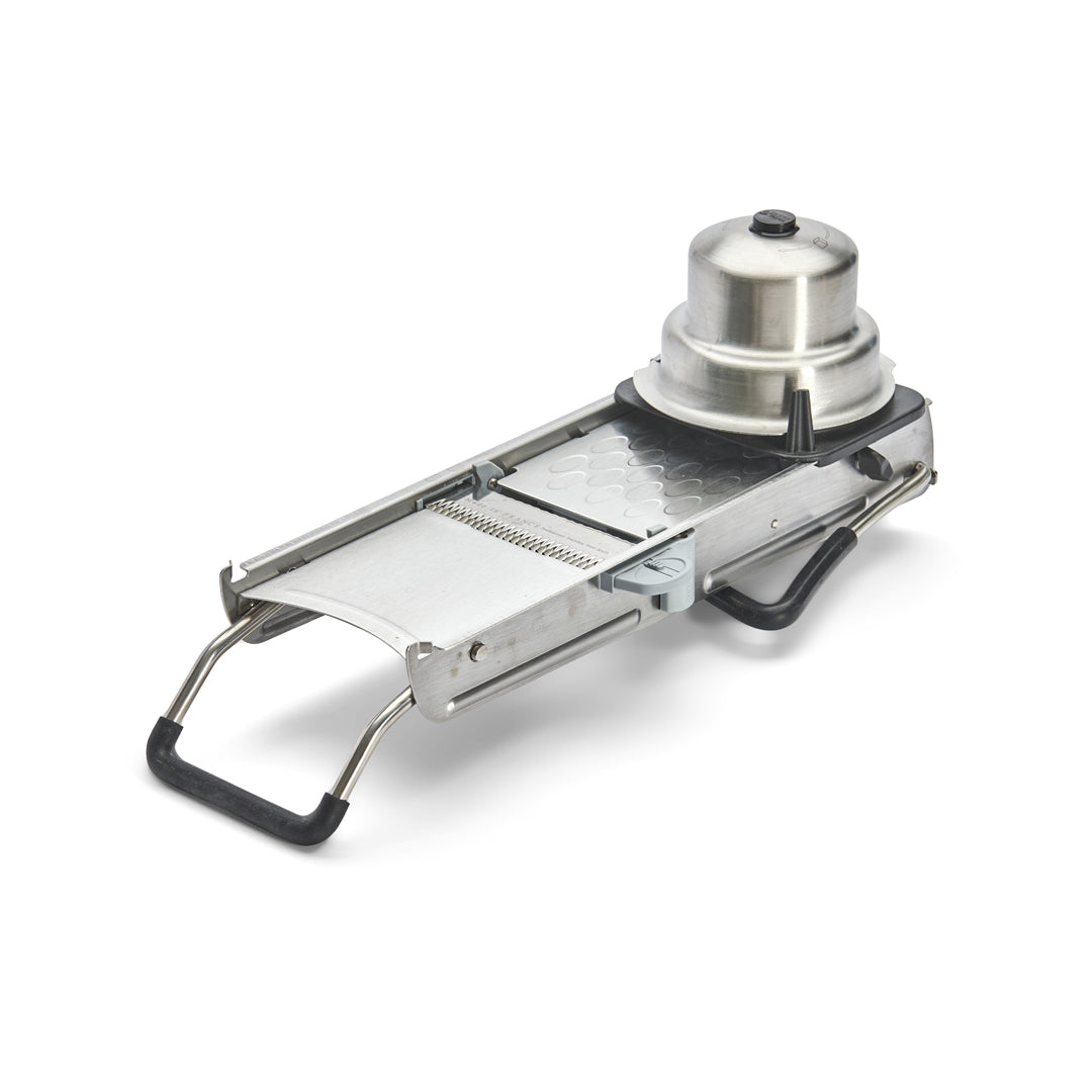 De Buyer Mandoline Revolution &amp; Master Edelstahl – Profi-Gemüsehobel mit 3 oder 6 Julienne-Klingen