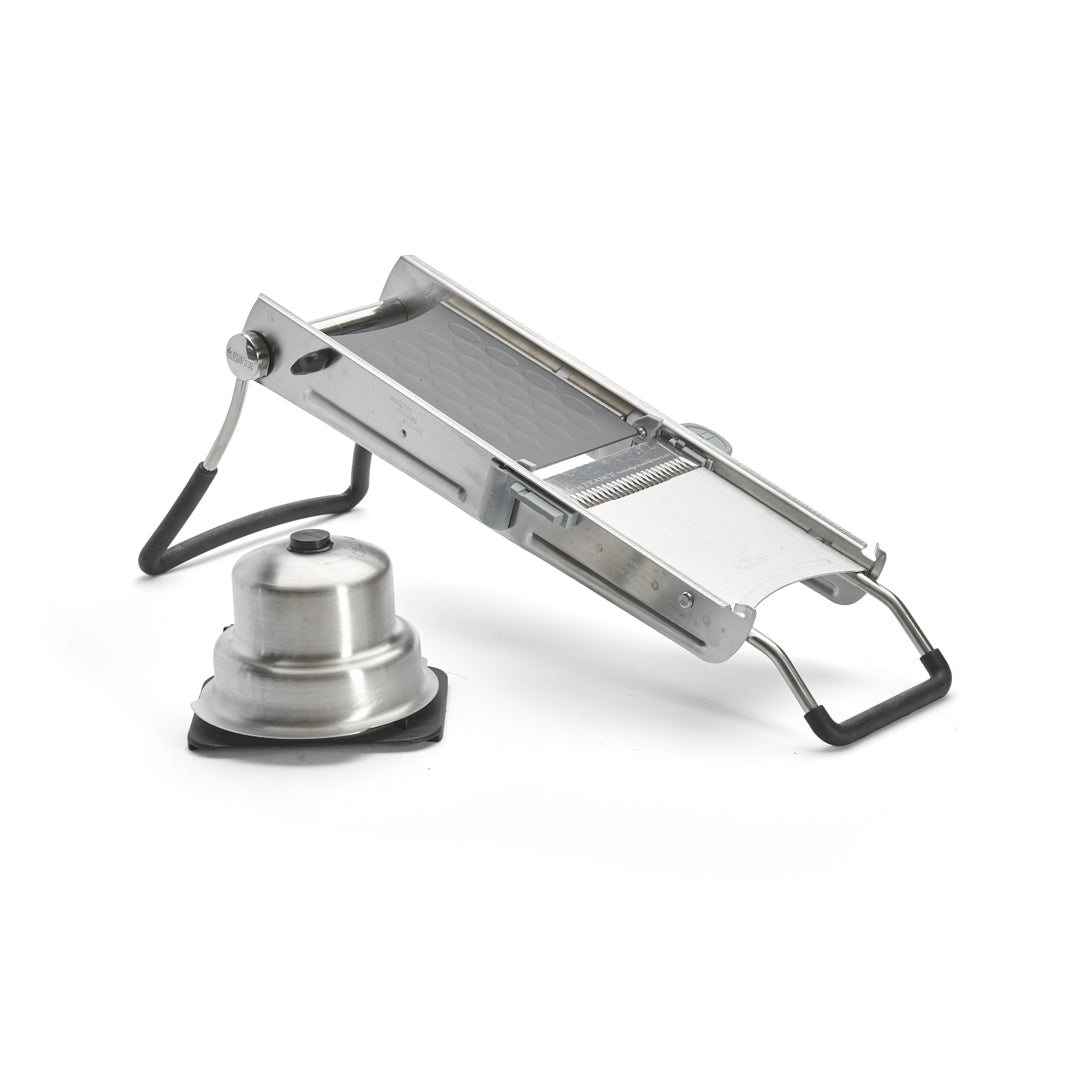 De Buyer Mandoline Revolution &amp; Master Edelstahl – Profi-Gemüsehobel mit 3 oder 6 Julienne-Klingen
