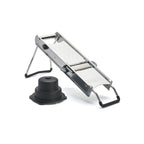 De Buyer Mandoline Access Edelstahl – Gemüsehobel mit 2 Julienne-Klingen