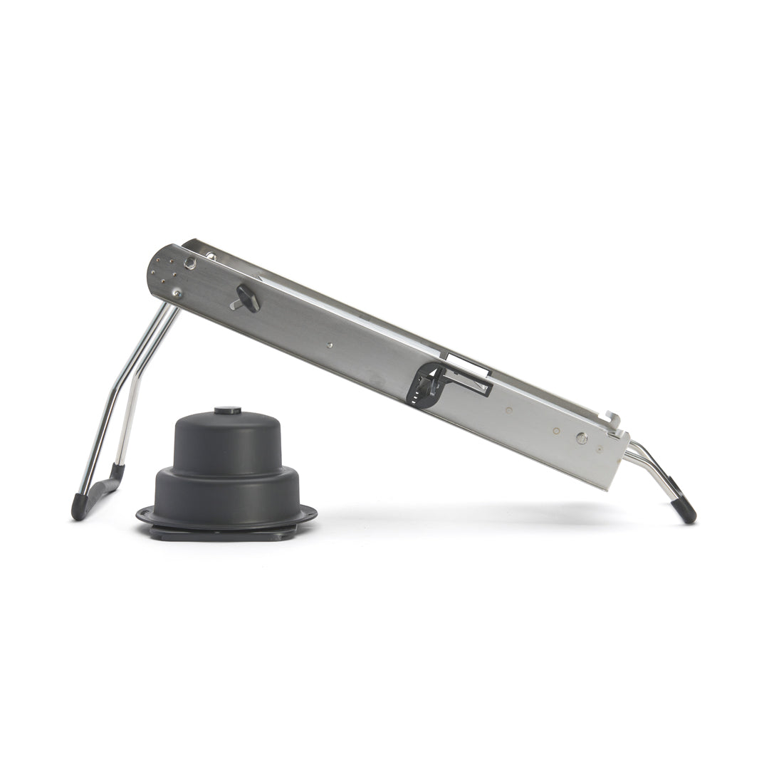 De Buyer Mandoline Access Edelstahl – Gemüsehobel mit 2 Julienne-Klingen