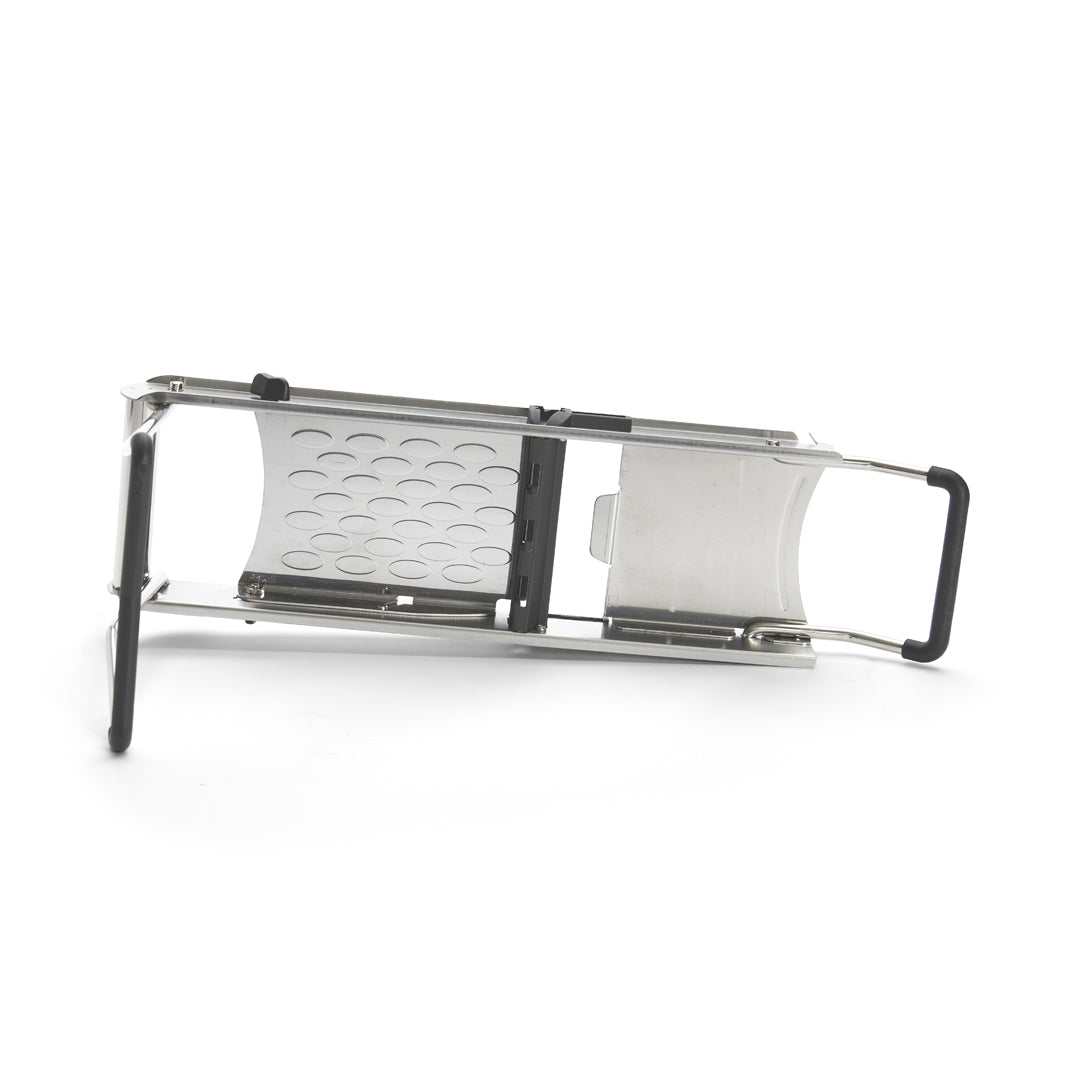 De Buyer Mandoline Access Edelstahl – Gemüsehobel mit 2 Julienne-Klingen