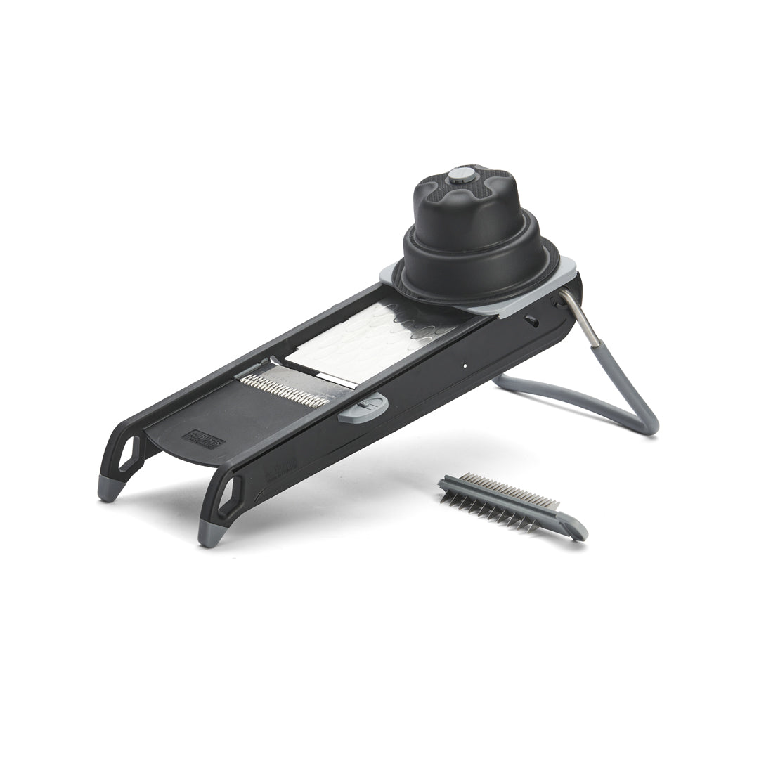 De Buyer Mandoline Swing Plus – Edelstahl-Gemüsehobel, 3 Farben