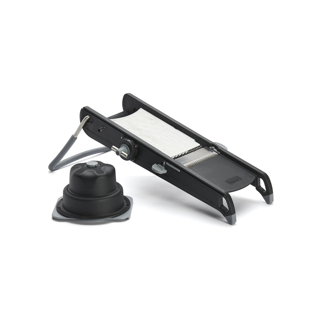 De Buyer Mandoline Swing Plus – Edelstahl-Gemüsehobel, 3 Farben