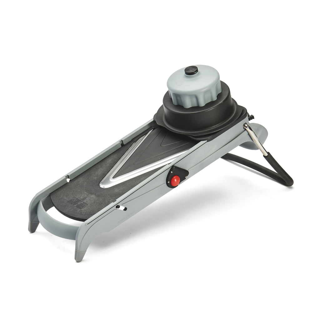 De Buyer Mandoline Viper – Edelstahl-Gemüsehobel, Silber/Schwarz