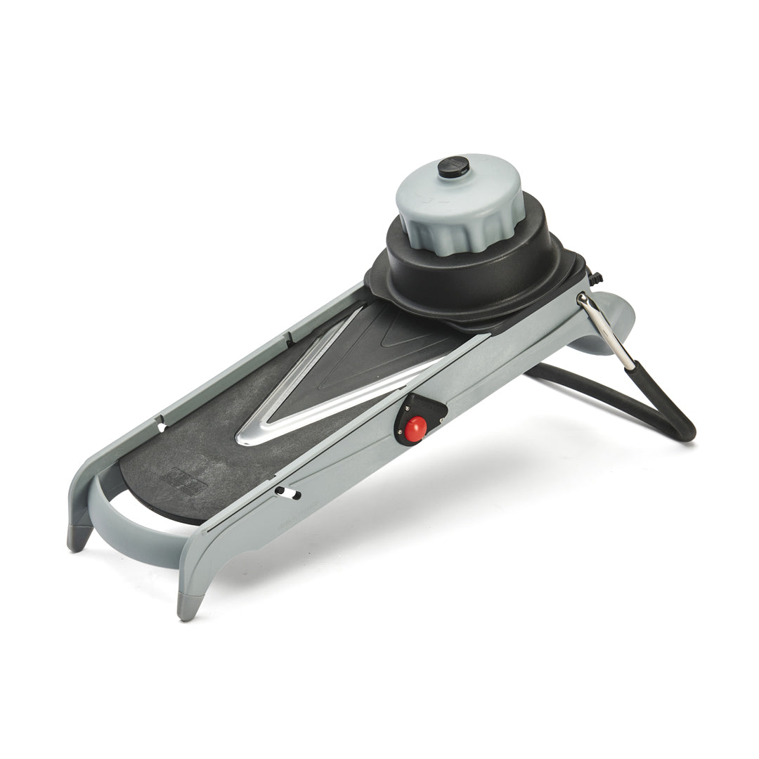 De Buyer Mandoline Viper – Edelstahl-Gemüsehobel, Silber/Schwarz