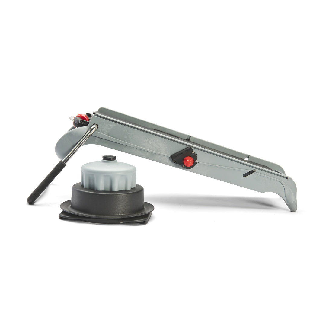 De Buyer Mandoline Viper – Edelstahl-Gemüsehobel, Silber/Schwarz