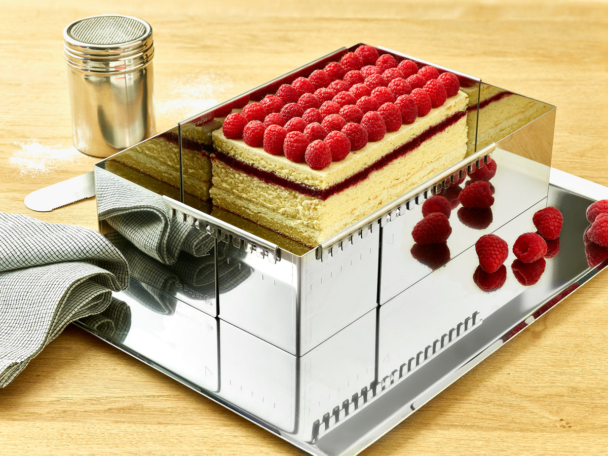 De Buyer Patisserie-Rahmen verstellbar – Quadratisch &amp; Rechteckig, 4 Größen