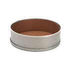 De Buyer Tondo Forato Backform Edelstahl perforiert – 20 & 24 cm, mit Antihaft-Backfolie