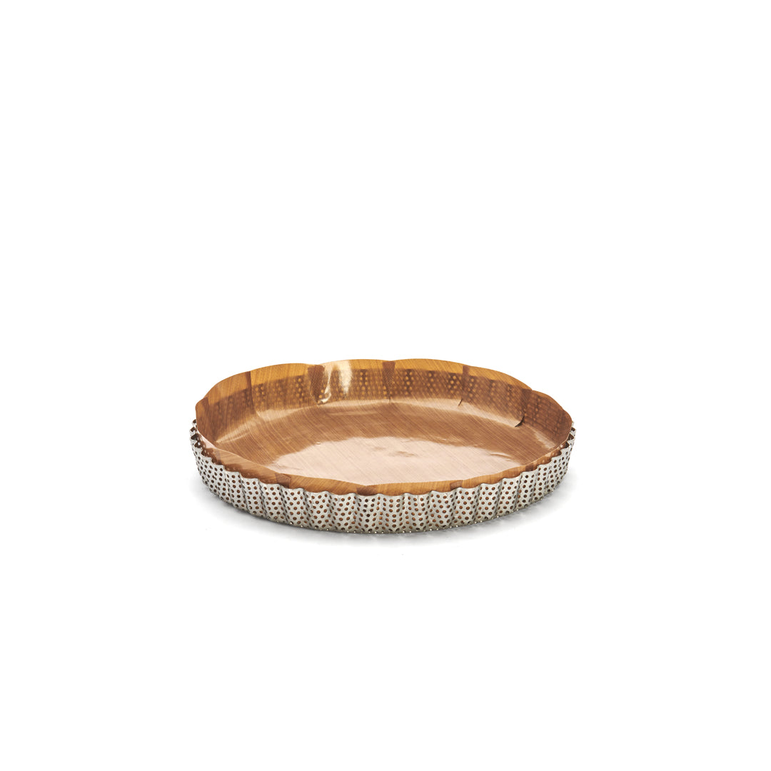 De Buyer Forato Backform Edelstahl perforiert – Cannelé 24 cm &amp; Crostata 28 cm