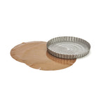 De Buyer Forato Backform Edelstahl perforiert – Cannelé 24 cm &amp; Crostata 28 cm