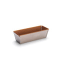 De Buyer Plumcake Forato Backform Edelstahl perforiert – 26 cm, mit 2 Antihaft-Backfolien