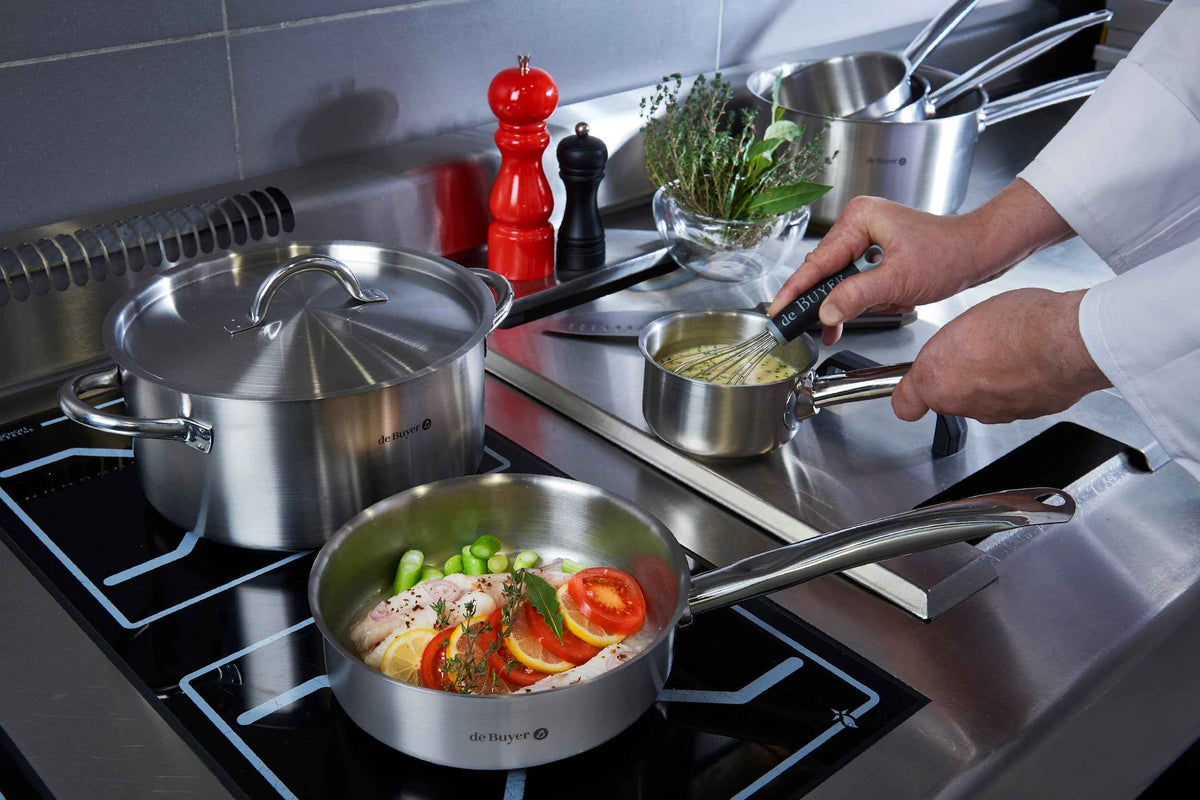 De Buyer PRIM APPETY Bratentopf IND. – 20 cm & 24 cm, Edelstahl - Salon Official