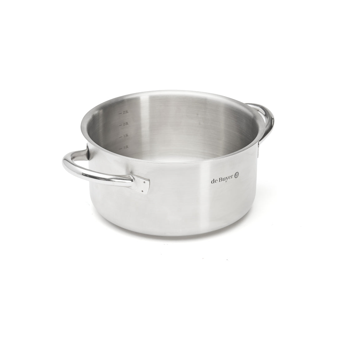 De Buyer PRIM APPETY Bratentopf IND. – 20 cm & 24 cm, Edelstahl - Salon Official