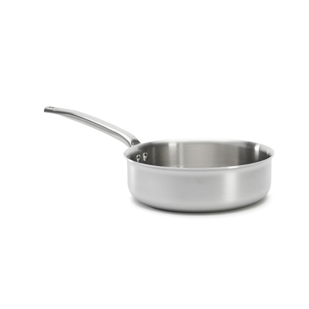 De Buyer Alchimy Gerade Sauteuse – 24 cm & 28 cm, Edelstahl, Induktion - Salon Official