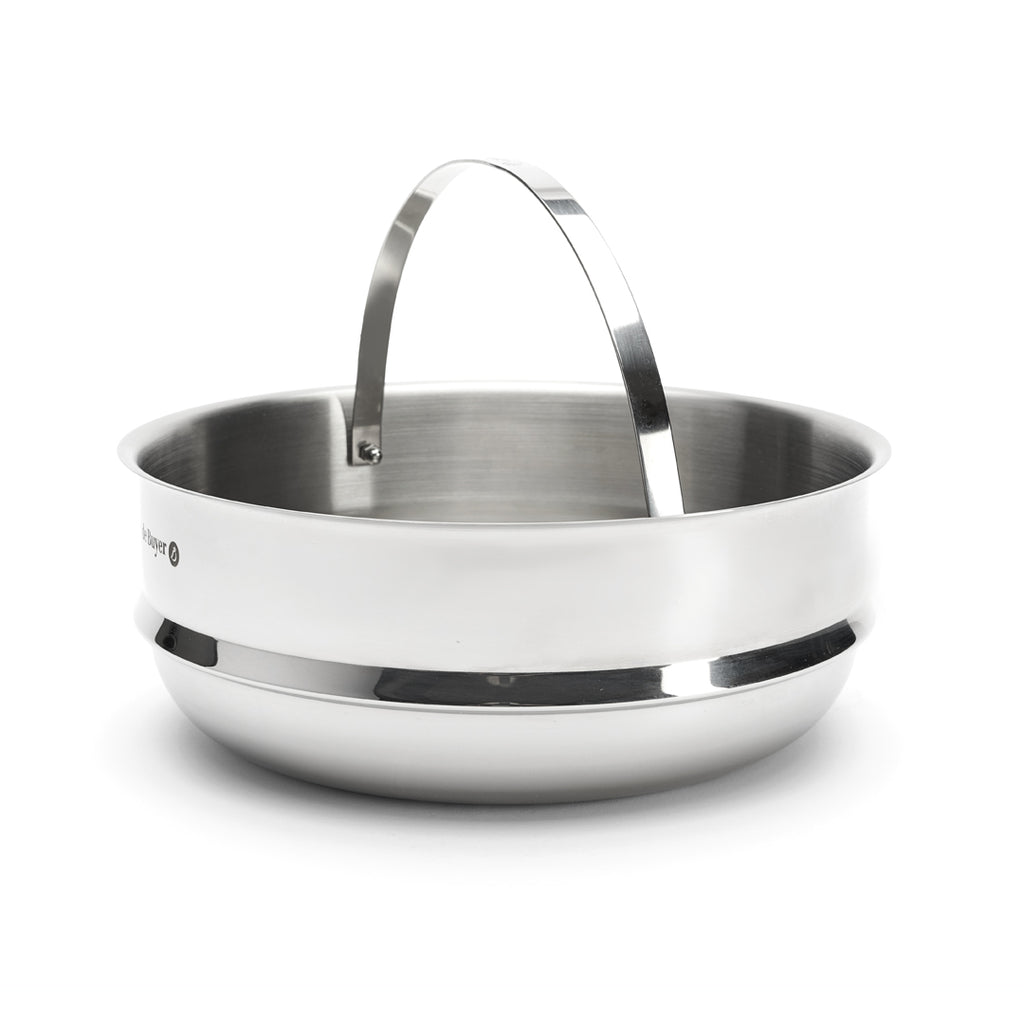 De Buyer Dampfeinsatz Edelstahl für Kasserolle – 24 cm - Salon Official