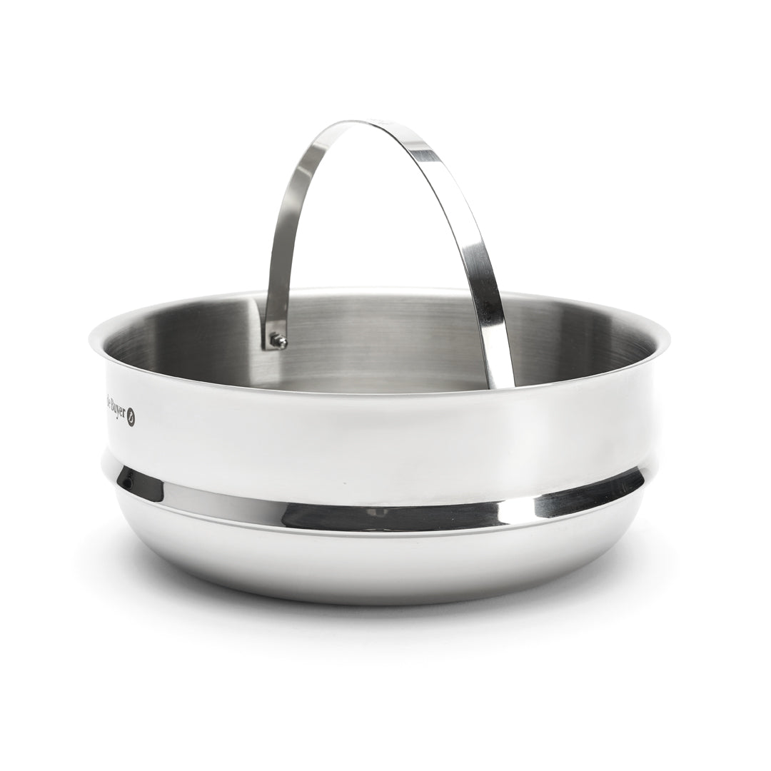 De Buyer Dampfeinsatz Edelstahl für Kasserolle – 24 cm - Salon Official