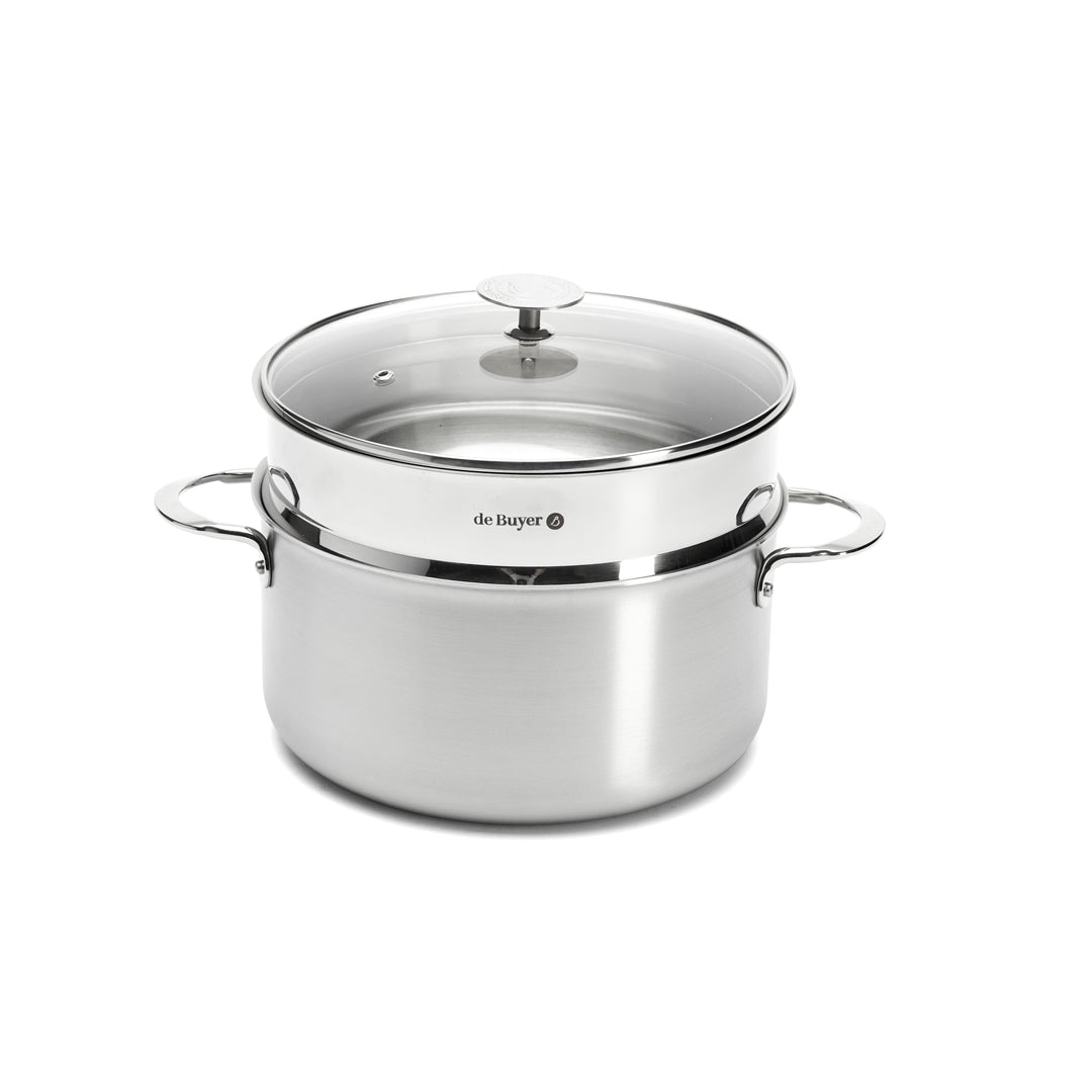 De Buyer Dampfeinsatz Edelstahl für Kasserolle – 24 cm - Salon Official