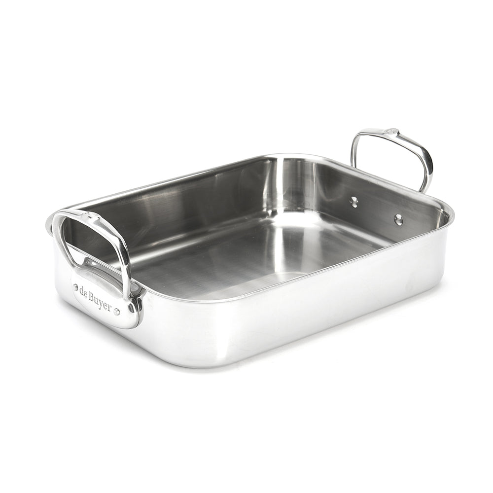 De Buyer Affinity Bratplatte Edelstahl – 35 × 25 cm, Induktion