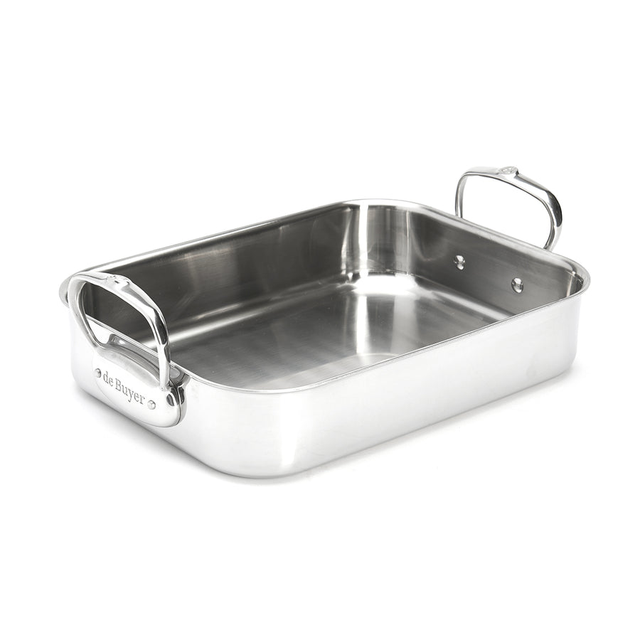 De Buyer Affinity Bratplatte Edelstahl – 35 × 25 cm, Induktion - Salon Official