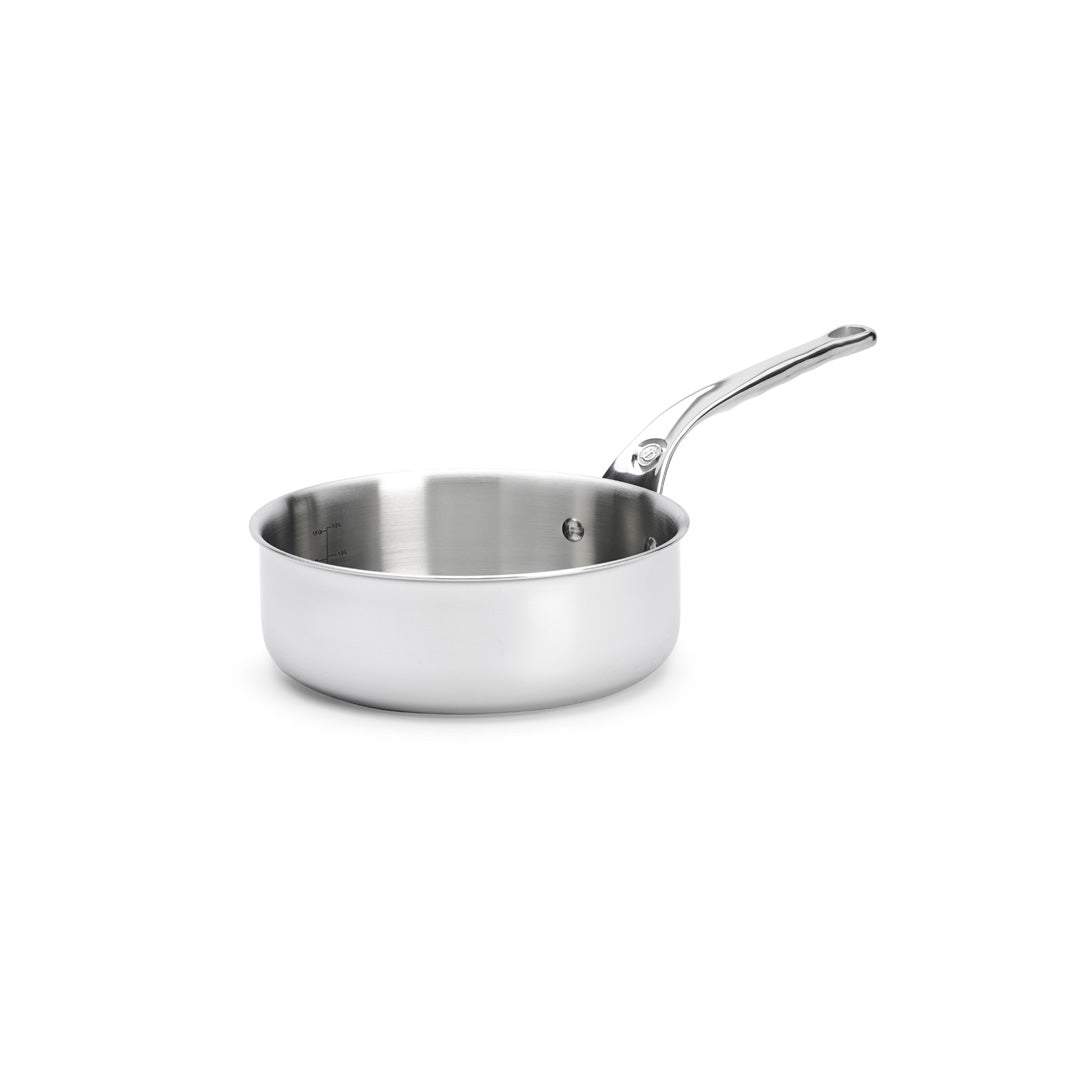 De Buyer Affinity Sauteuse Edelstahl gerade – 16, 20, 24 & 28 cm - Salon Official