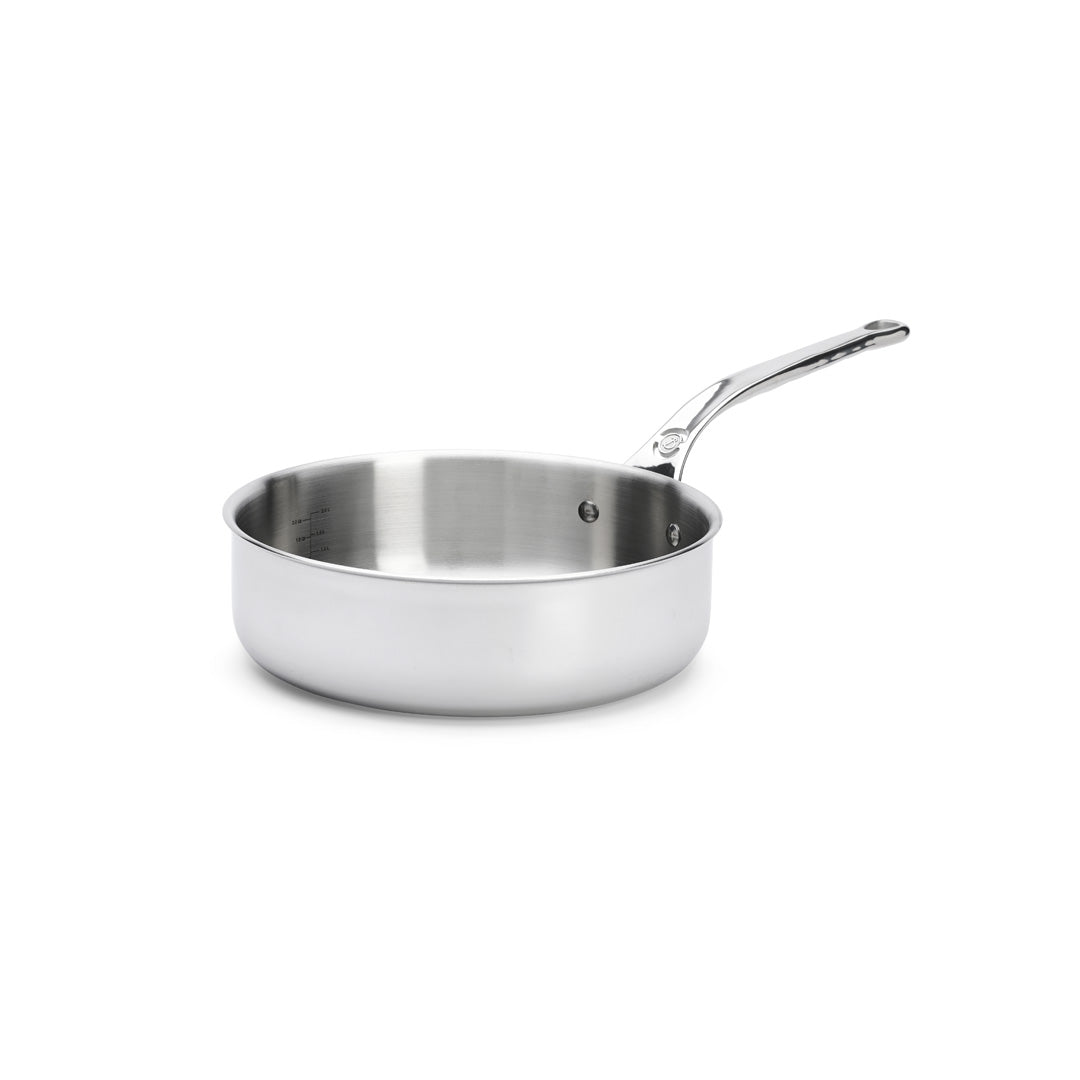 De Buyer Affinity Sauteuse Edelstahl gerade – 16, 20, 24 & 28 cm - Salon Official