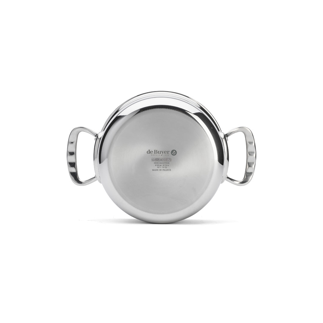 De Buyer Affinity Bratentopf Edelstahl mit Deckel – 20, 24 &amp; 28 cm