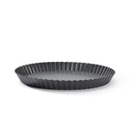 De Buyer Obstkuchenform Antihaft 28 cm – Geriffelte Tortenbodenform aus Stahl