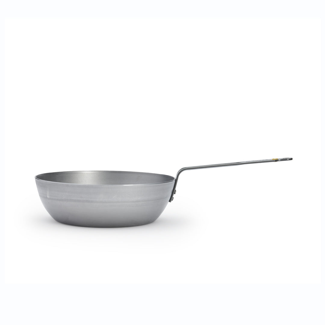 De Buyer Mineral B Bauernpfanne tief aus Stahl mit Bienenwachs – 24, 28 & 32 cm