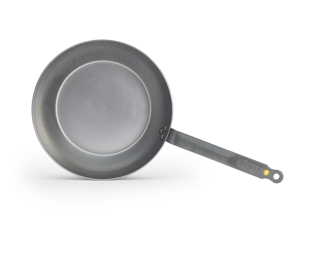 De Buyer Mineral B Bauernpfanne tief aus Stahl mit Bienenwachs – 24, 28 & 32 cm