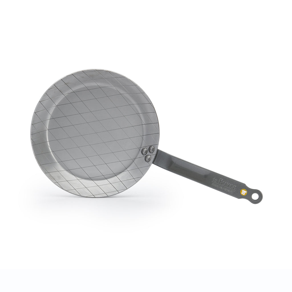 De Buyer Mineral B Element Steakpfanne – 24 cm & 28 cm, Stahl, Induktion - Salon Official