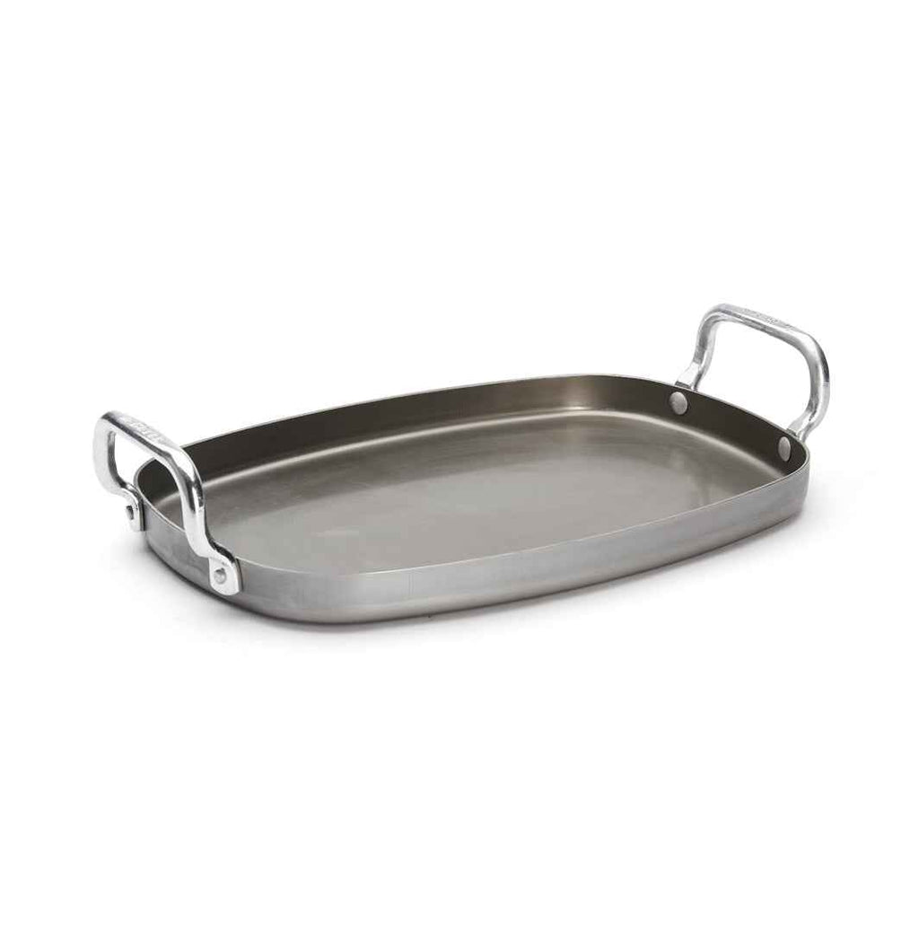 De Buyer Mineral B Element Plancha 38 × 26 cm – Eisen Grillpfanne, Induktion - Salon Official