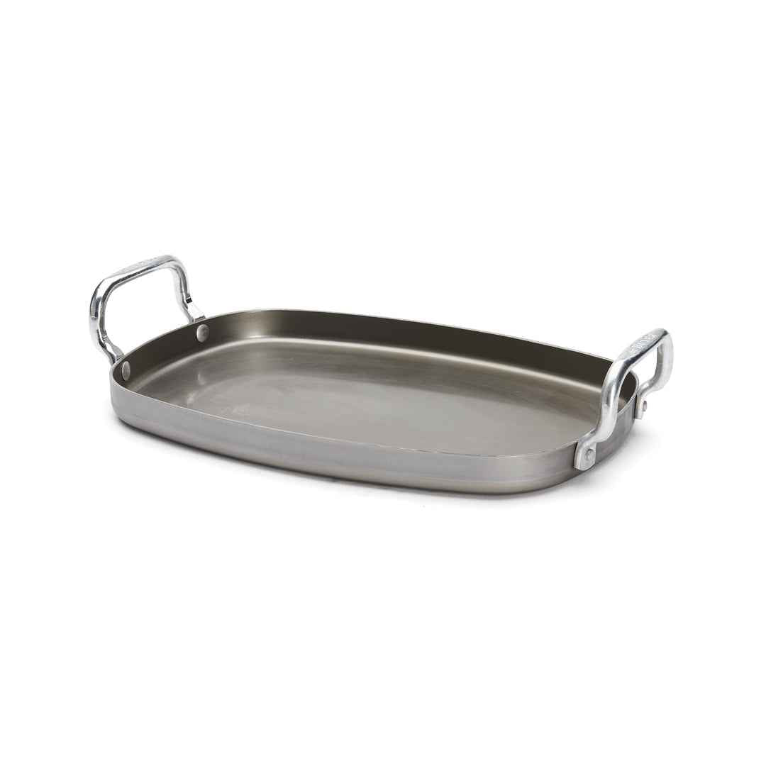 De Buyer Mineral B Element Plancha 38 × 26 cm – Eisen Grillpfanne, Induktion - Salon Official