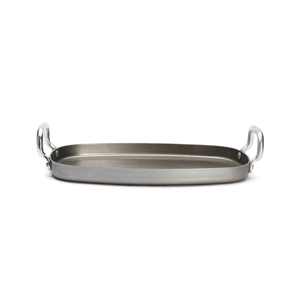 De Buyer Mineral B Element Plancha 38 × 26 cm – Eisen Grillpfanne, Induktion - Salon Official