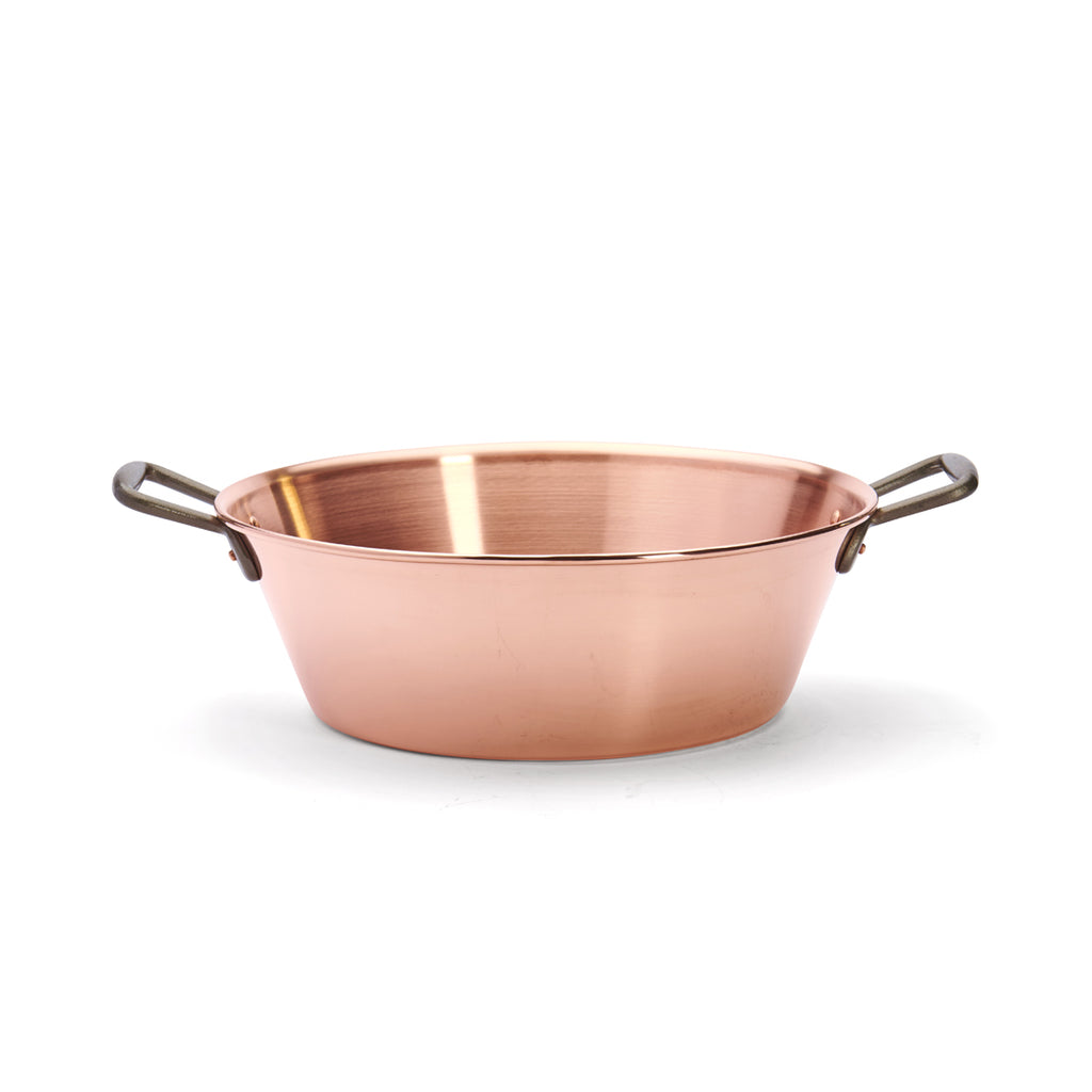 De Buyer Inocuivre Marmeladentopf Kupfer glatt – 38 cm, 9 Liter