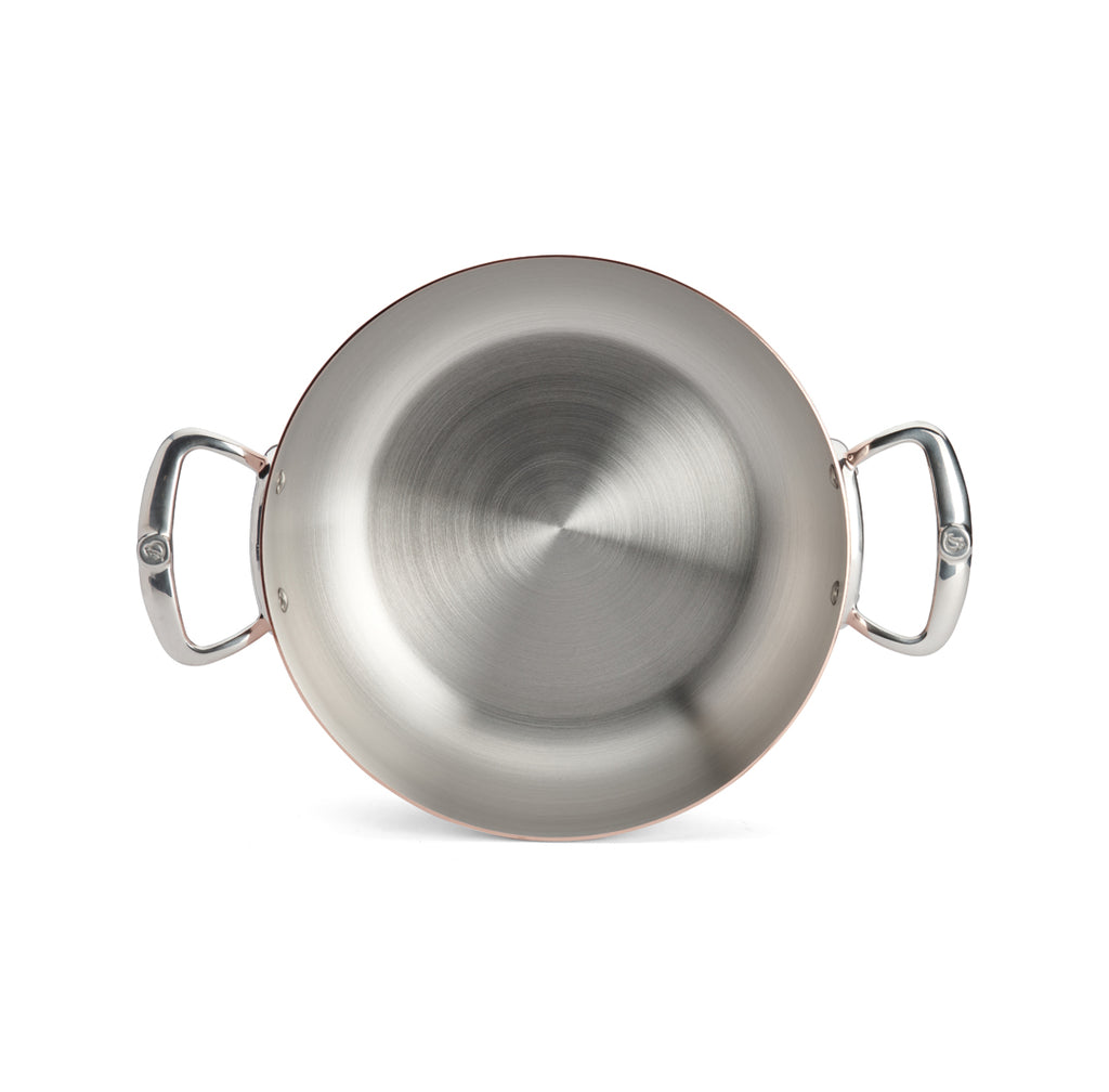 De Buyer Prima Matera Bratentopf Kupfer/Edelstahl konisch – 28 cm, 4,9 L