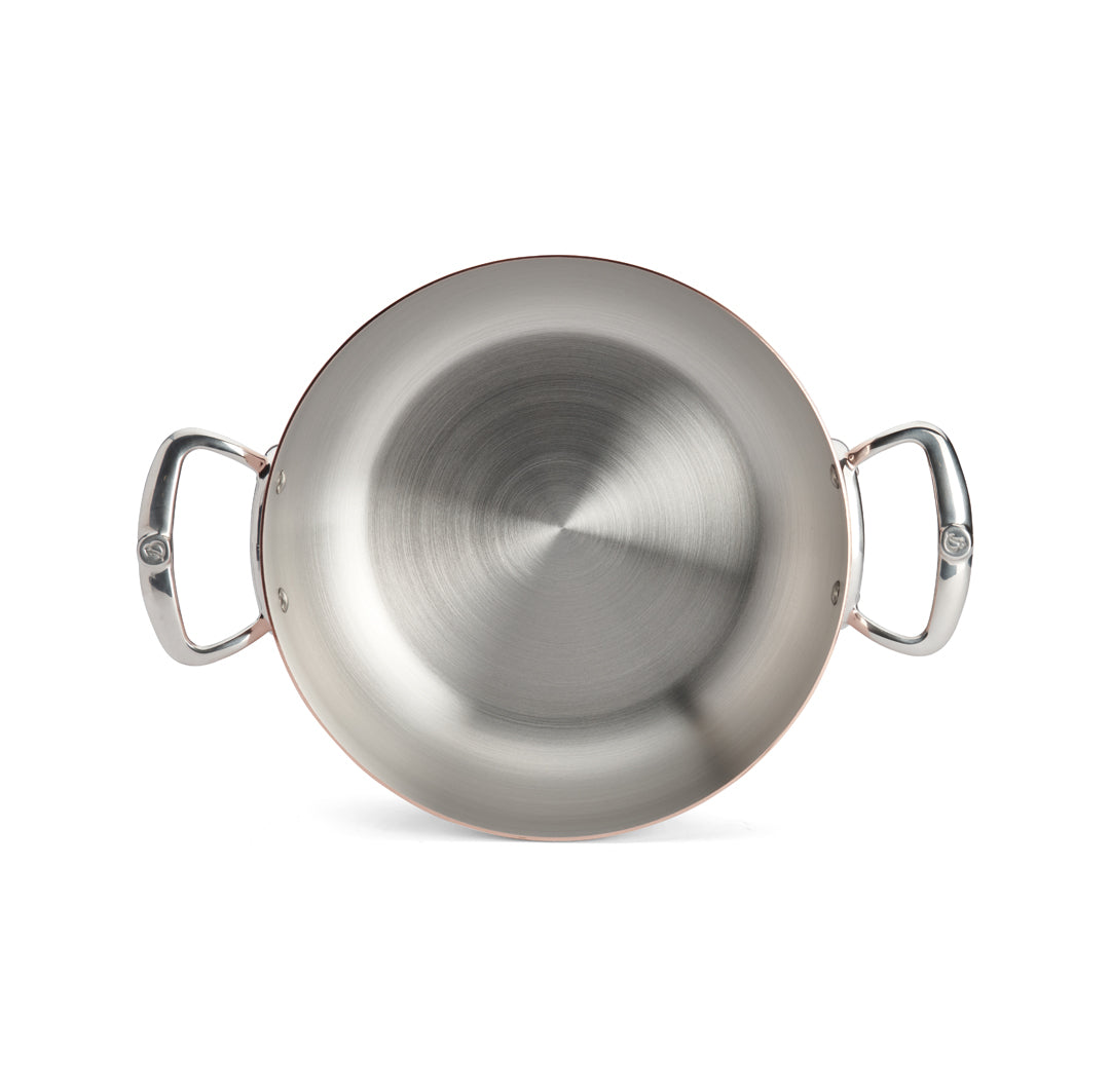 De Buyer Prima Matera Bratentopf Kupfer/Edelstahl konisch – 28 cm, 4,9 L