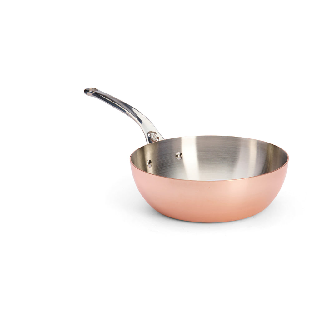 De Buyer Prima Matera Sauteuse Kupfer/Edelstahl konisch – 20 &amp; 24 cm