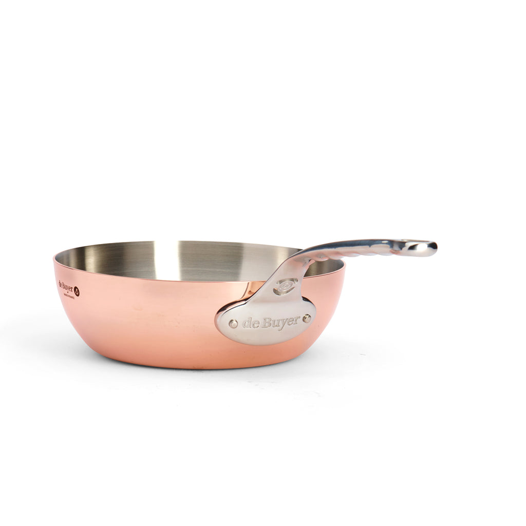 De Buyer Prima Matera Sauteuse Kupfer/Edelstahl konisch – 20 &amp; 24 cm