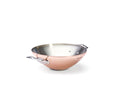 De Buyer Prima Matera Wok Kupfer/Edelstahl mit 2 Griffen und Glasdeckel – 32 cm, 4 L