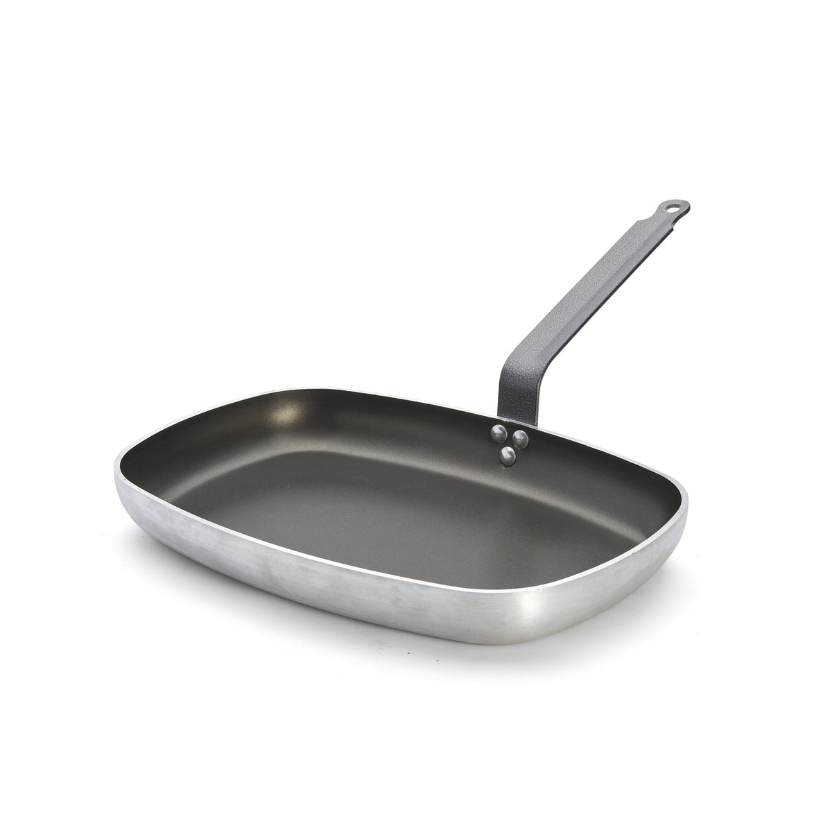 De Buyer CHOC Antihaft-Fischpfanne aus Aluminium – 38 cm, Schwarz
