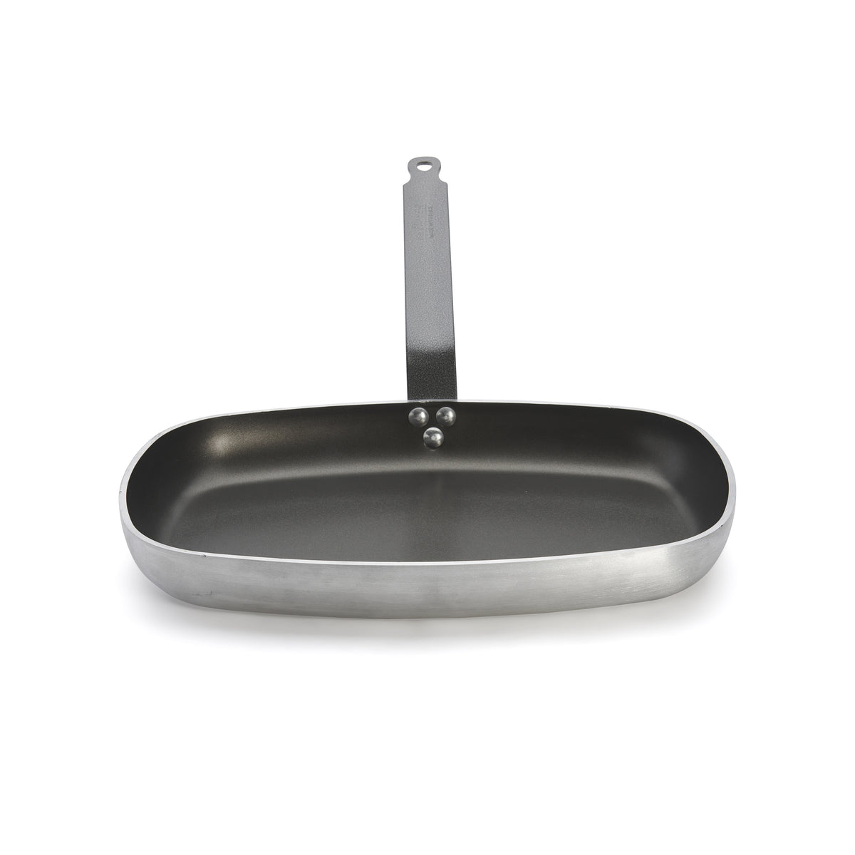 De Buyer CHOC Antihaft-Fischpfanne aus Aluminium – 38 cm, Schwarz