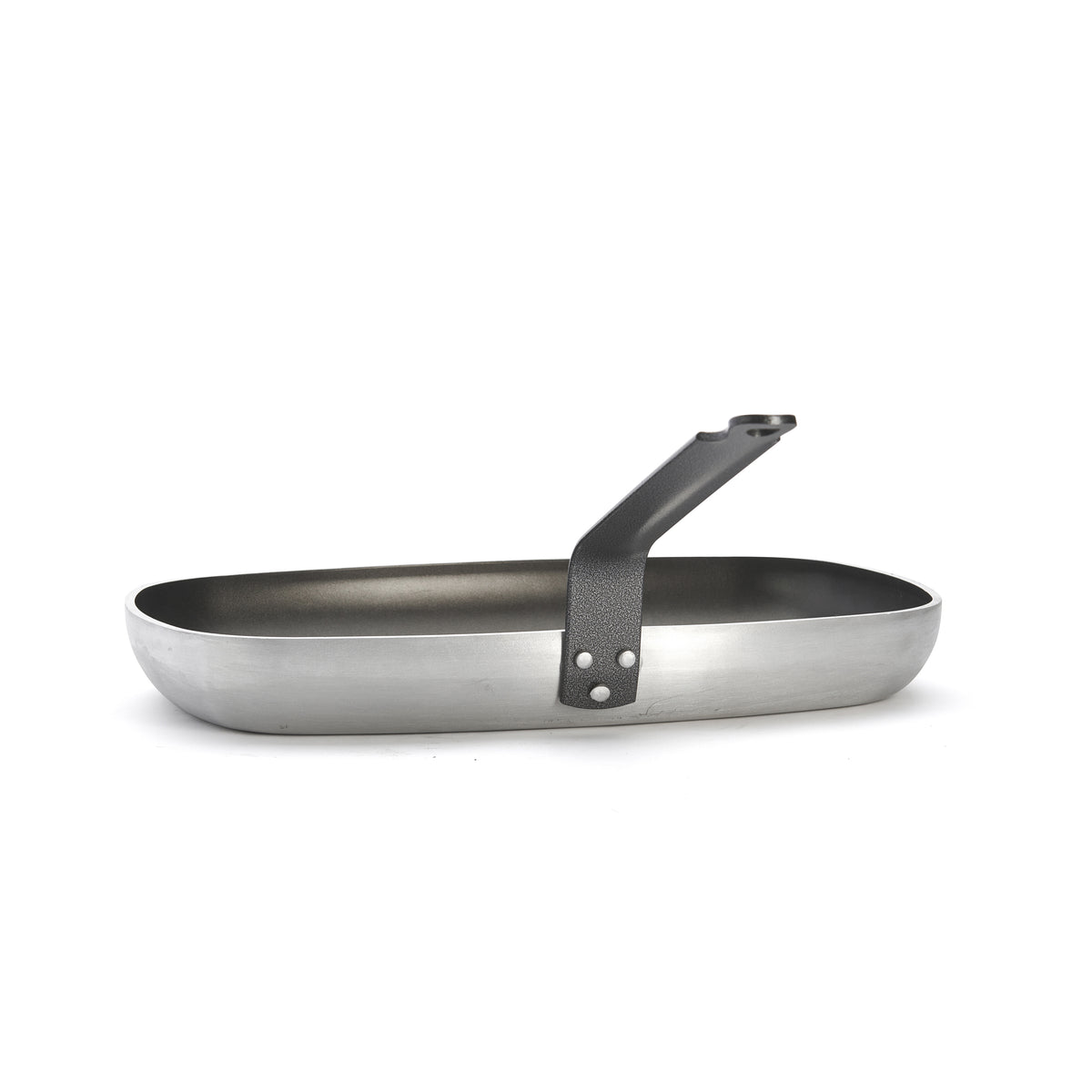 De Buyer CHOC Antihaft-Fischpfanne aus Aluminium – 38 cm, Schwarz