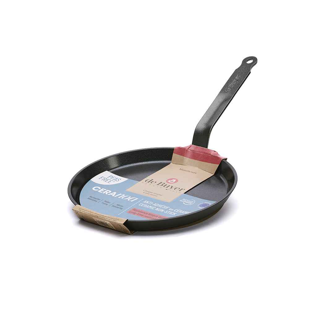 De Buyer CERANOA Crêpes-Pfanne – 26 cm & 30 cm, Induktion, Antihaft - Salon Official