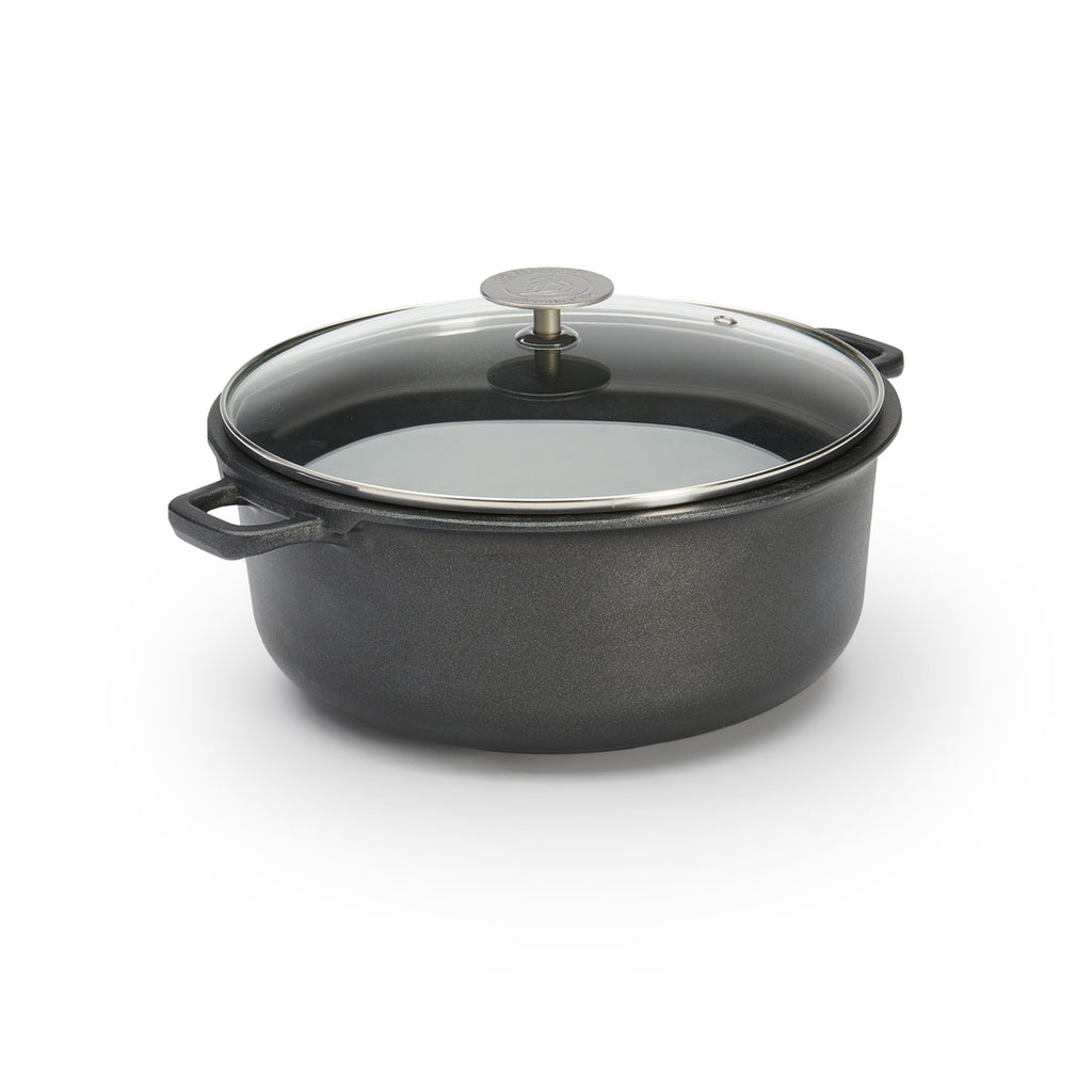 De Buyer Choc Extreme Bratentopf mit Glasdeckel – 24 & 28 cm, Antihaft