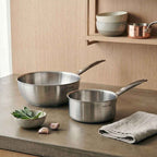 De Buyer PRIM APPETY Kasserolle IND. – 14, 16 & 20 cm, Edelstahl, Induktion - Salon Official
