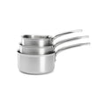 De Buyer Alchimy Stielkasserolle Set 3-tlg. – 16, 18 & 20 cm, Edelstahl - Salon Official